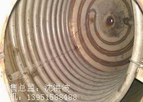 外盤半管加熱反應釜 內(nèi)盤管加熱反應釜