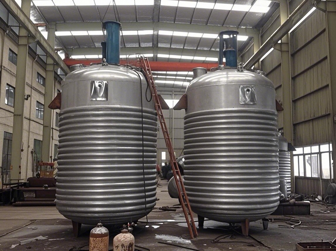 外盤半管加熱反應(yīng)釜 內(nèi)盤管加熱反應(yīng)釜